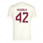 Günstige Fußballtrikots FC Bayern München Musiala 42 Champions League 3rd trikot 2023-24 Kurzarm